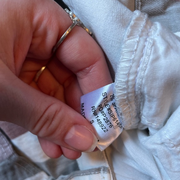 Vintage Striped bell bottom Women's Jeans - Picture 3 of 4